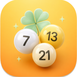 Glückszahlen 3D Icon